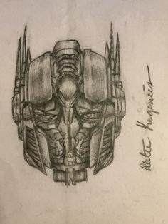 236x314 I Drew Optimus Prime's Face Myself Wout Tracing And I'M So Happy