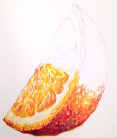 236x277 Kitchen Wall Art, Orange Art Print, Illustration Of An Orange