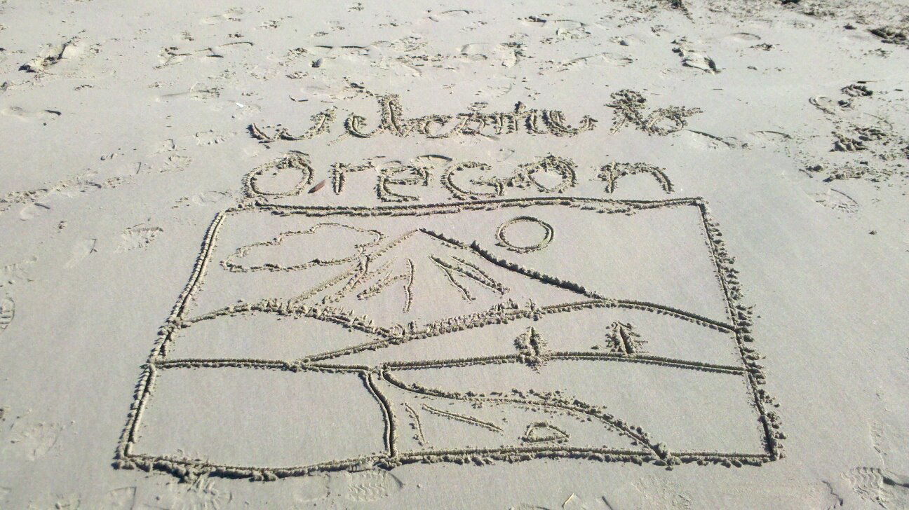 1296x728 Drawing In The Sand Welcome To Oregon Make It ! With Jason