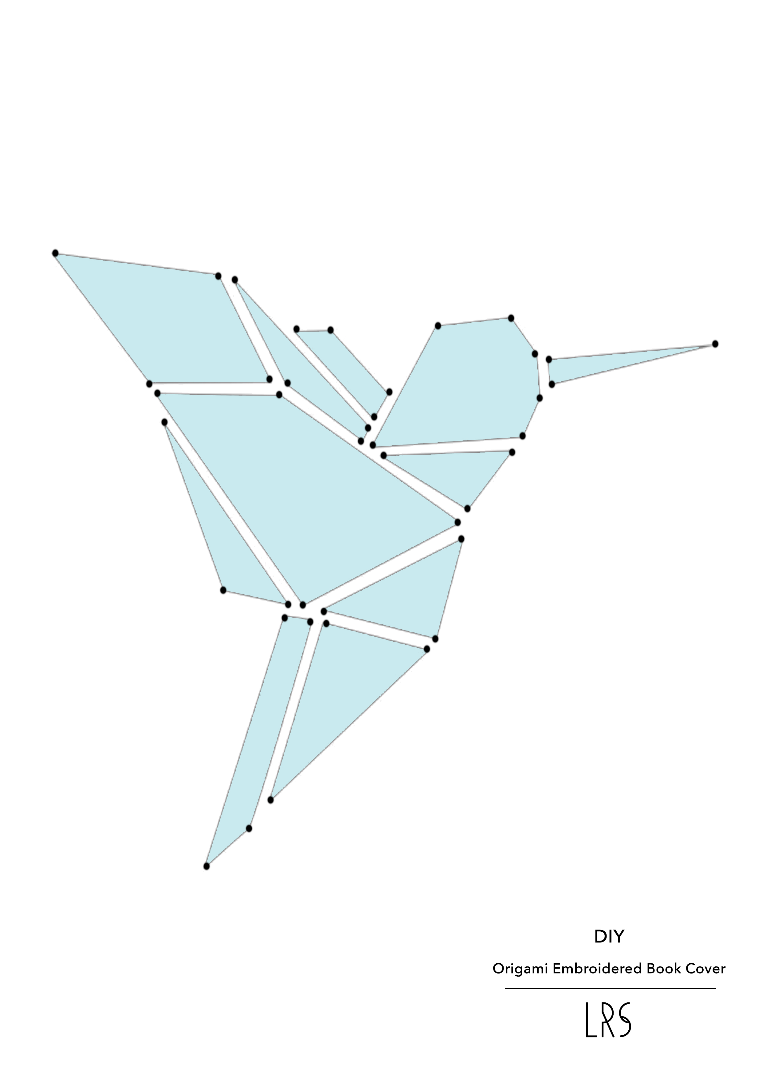 2480x3508 Diy Origami Embroidered Book Cover