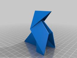 249x187 Origami Bird Drawing 3d