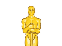 200x150 Oscar Trophy Illustration By Brian Lueck