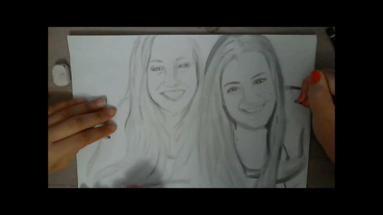 1280x720 Best Friends Speed Drawing Each Other