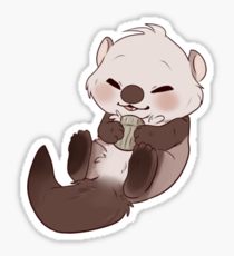 210x230 Otter Drawing Stickers Redbubble