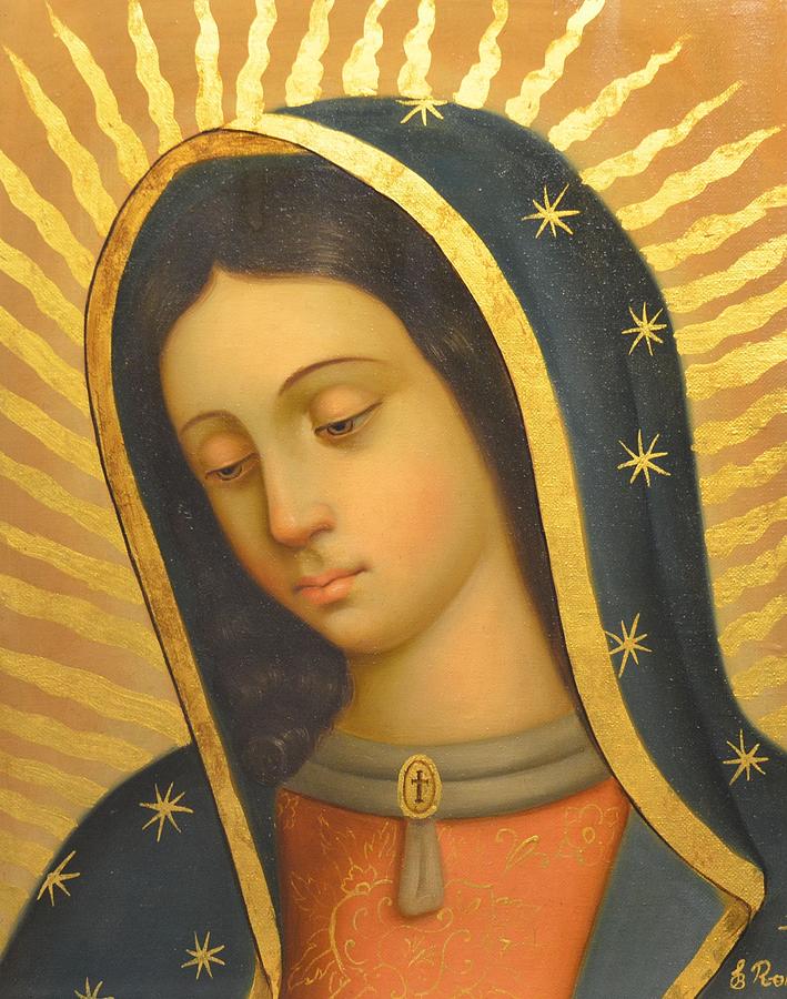 709x900 Our Lady Of Guadalupe Painting By Jose Antonio Robles