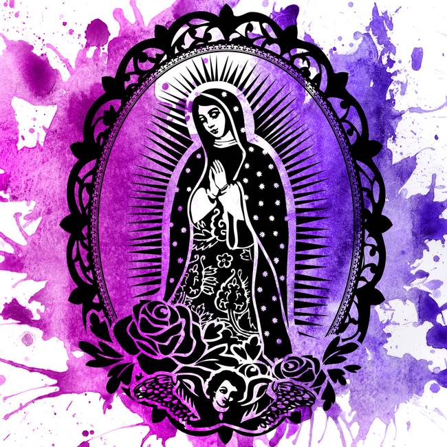 650x650 Our Lady Of Guadalupe By Angel D'Amico