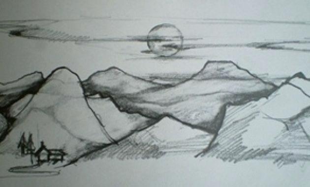 630x380 Easy Landscape Pictures To Draw Drawing Nature And Landscapes How