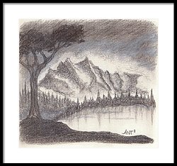 250x234 The Great Outdoors Drawing By Antonio Pascucci