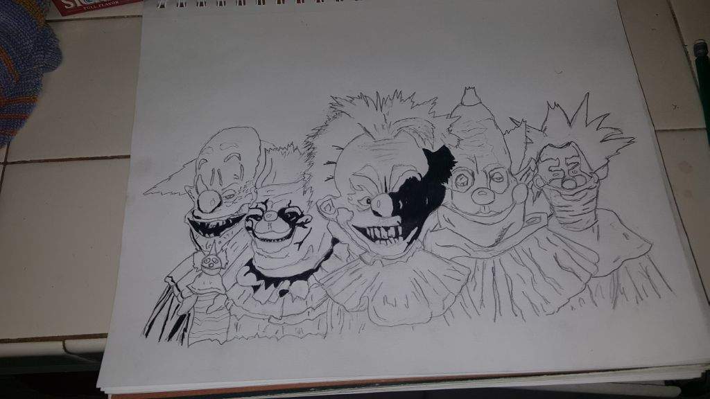 1024x576 Killer Klowns From Outer Space Drawing Horror Amino