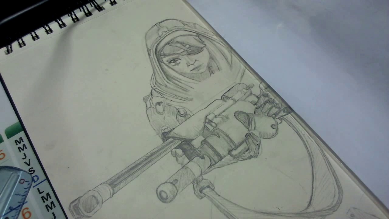 1280x720 Overwatch Speed Drawing