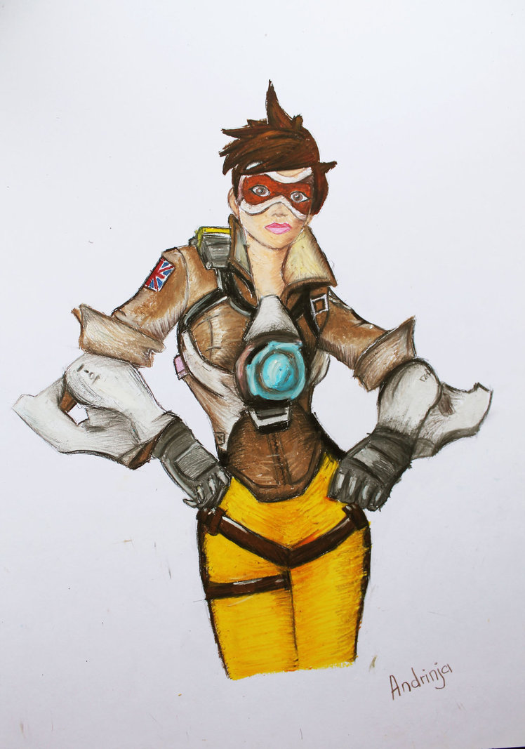 748x1067 Overwatch Drawing By Andrinja