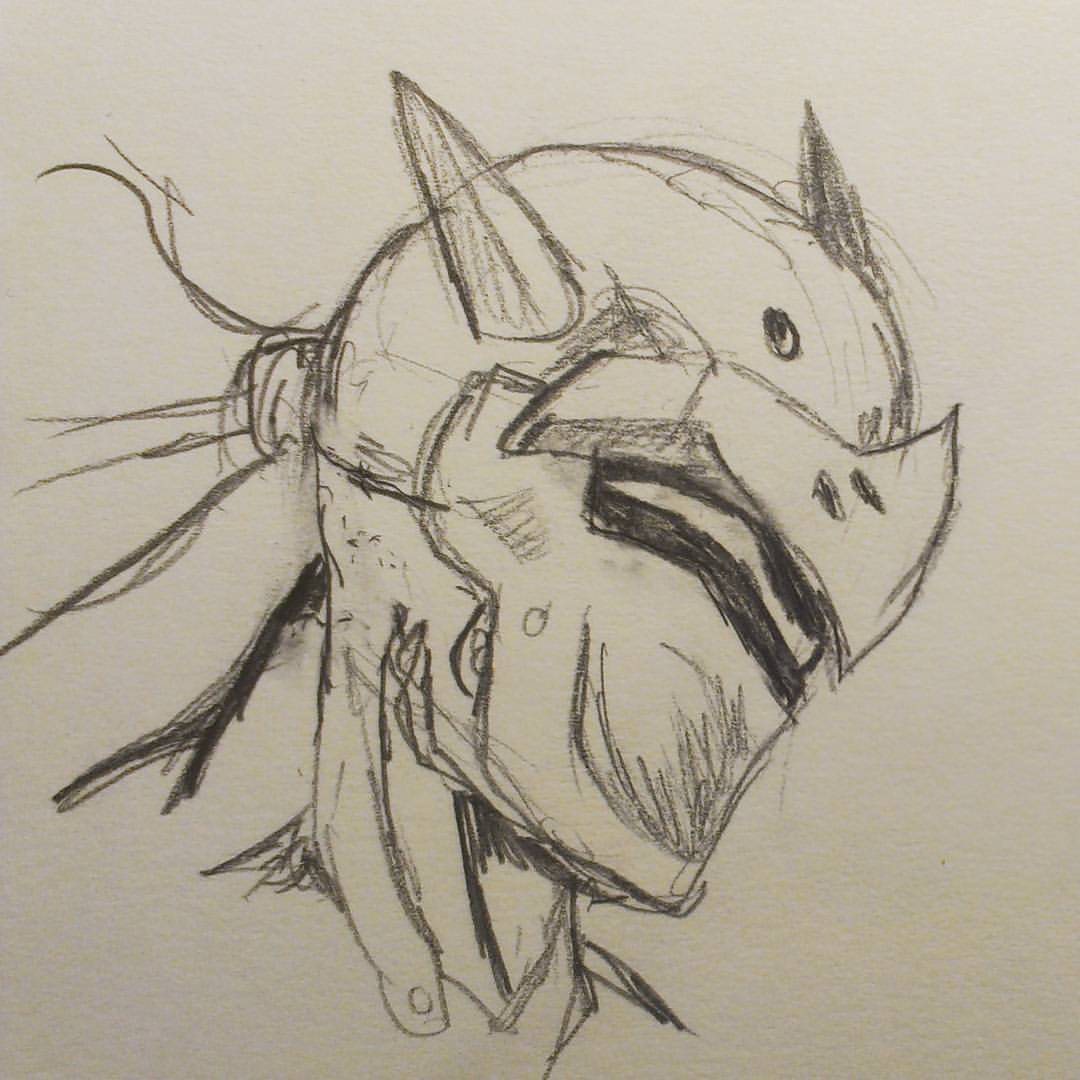1080x1080 Resultado De Imagen Para Genji Overwatch Draw Drawings