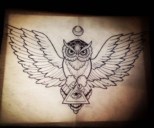 600x498 Owl Drawings, Art Ideas Free Amp Premium Templates