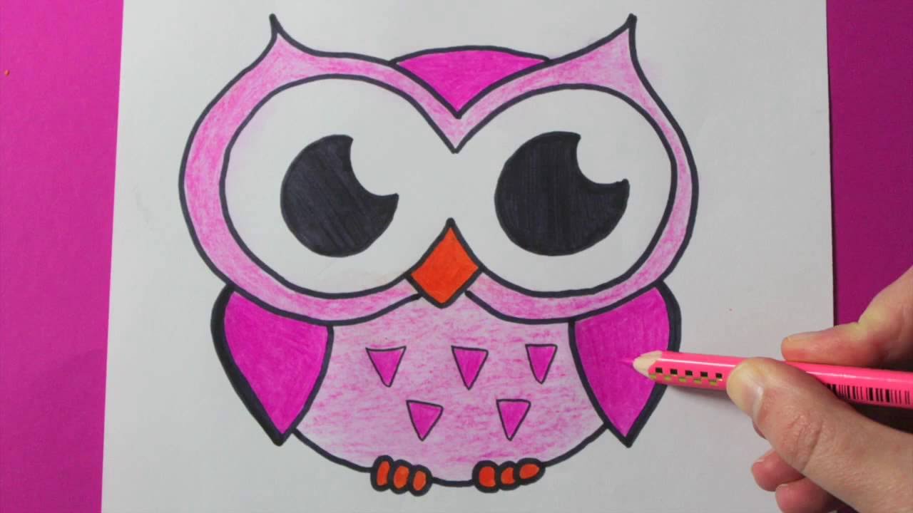 1280x720 Uncategorized. How To Draw An Easy Owl. Designfacebookcover