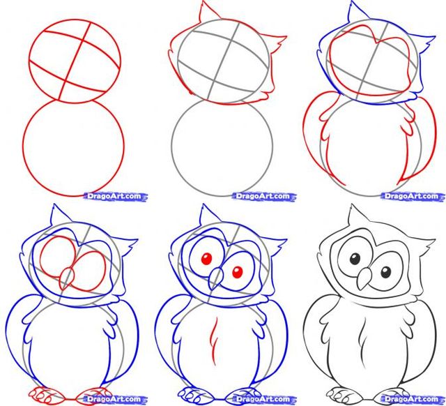 640x582 How To Draw An Owl Like I Promised, There's Another Drawing