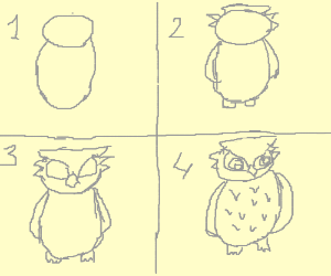 300x250 How To Draw An Owl