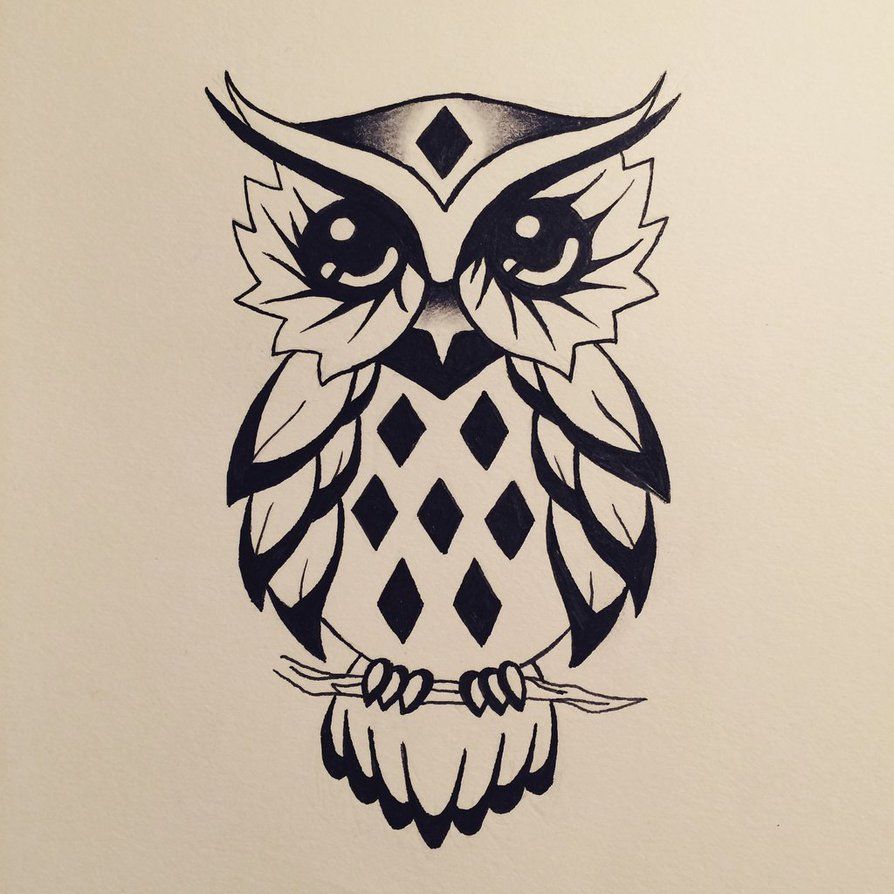 894x894 Owl Tattoo Design By Watergirl1996 On Tattoo