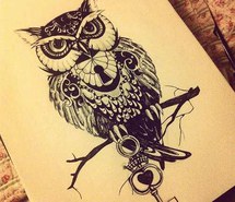 215x185 Owl Tattoo Images