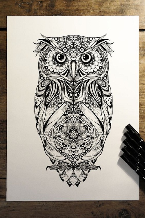 500x750 110 Best Owl Tattoos Ideas With Images