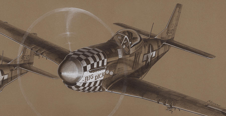 900x461 The Duxford Boys Drawing Drawing By Wade Meyers