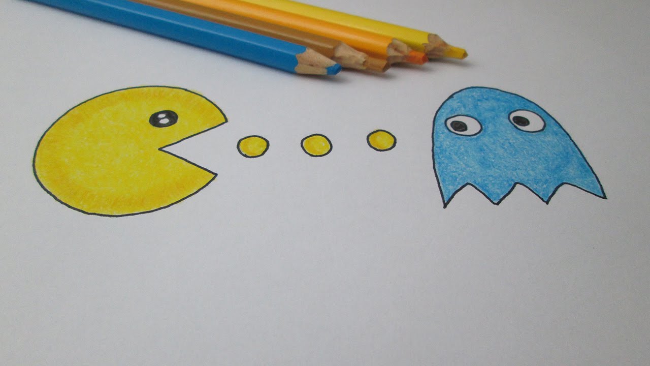 1280x720 How To Draw Pac Man