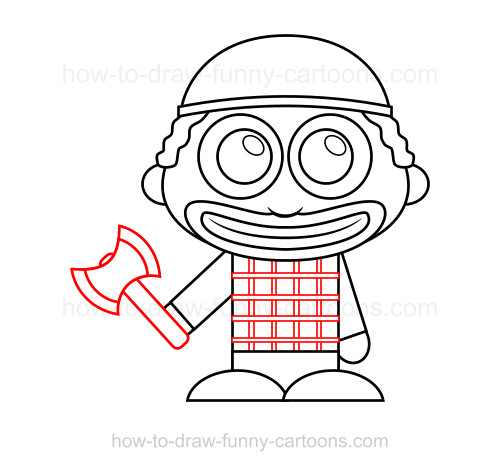 500x471 To Draw A Lumberjack