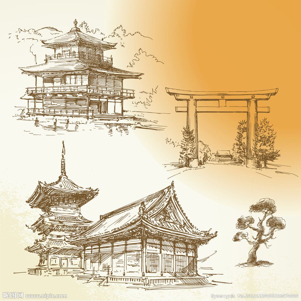 1024x1024 Pagoda Japanese Tattoo Drawings Tattoo Ideas