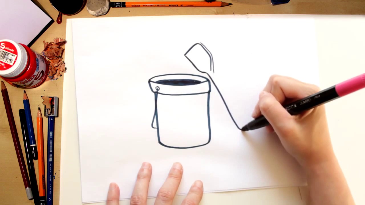 1280x720 How To Draw A Sand Pail