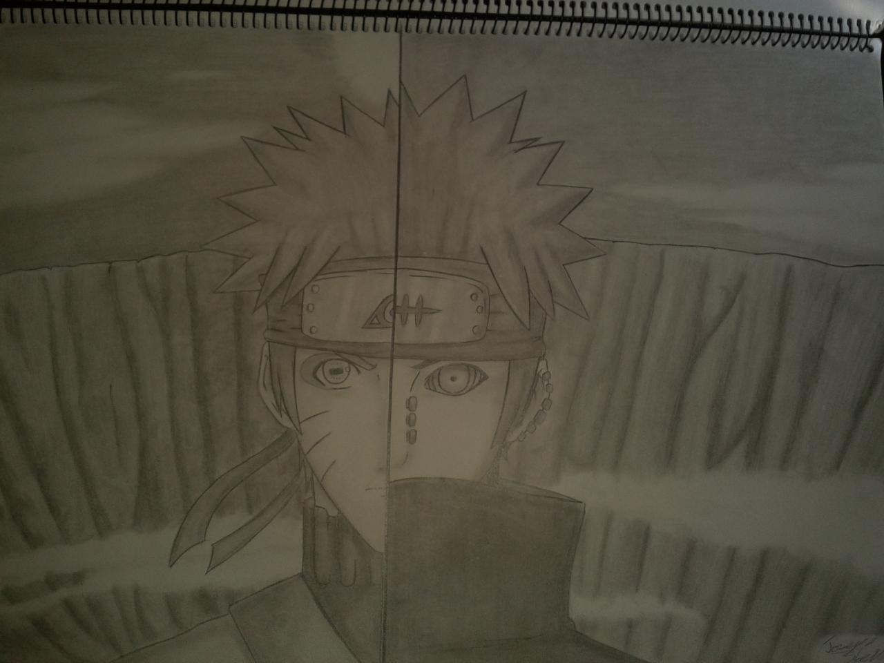 1280x960 Naruto Vs Pain Drawing Minecraft Blog