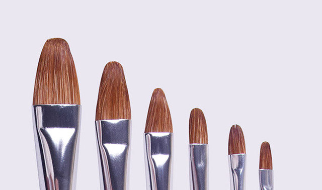 640x378 6pcsset,horsehair Violet Birch Rod Art Supplies Oil Painting