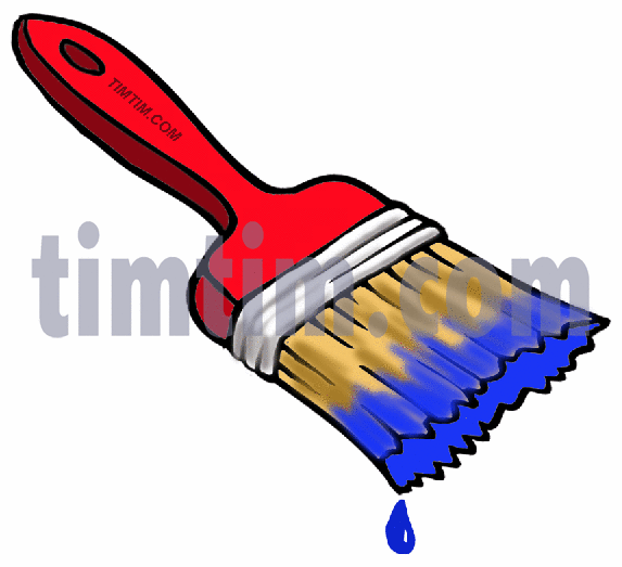 573x523 Free Drawing Of Paint Brush From The Category Building Home Tools