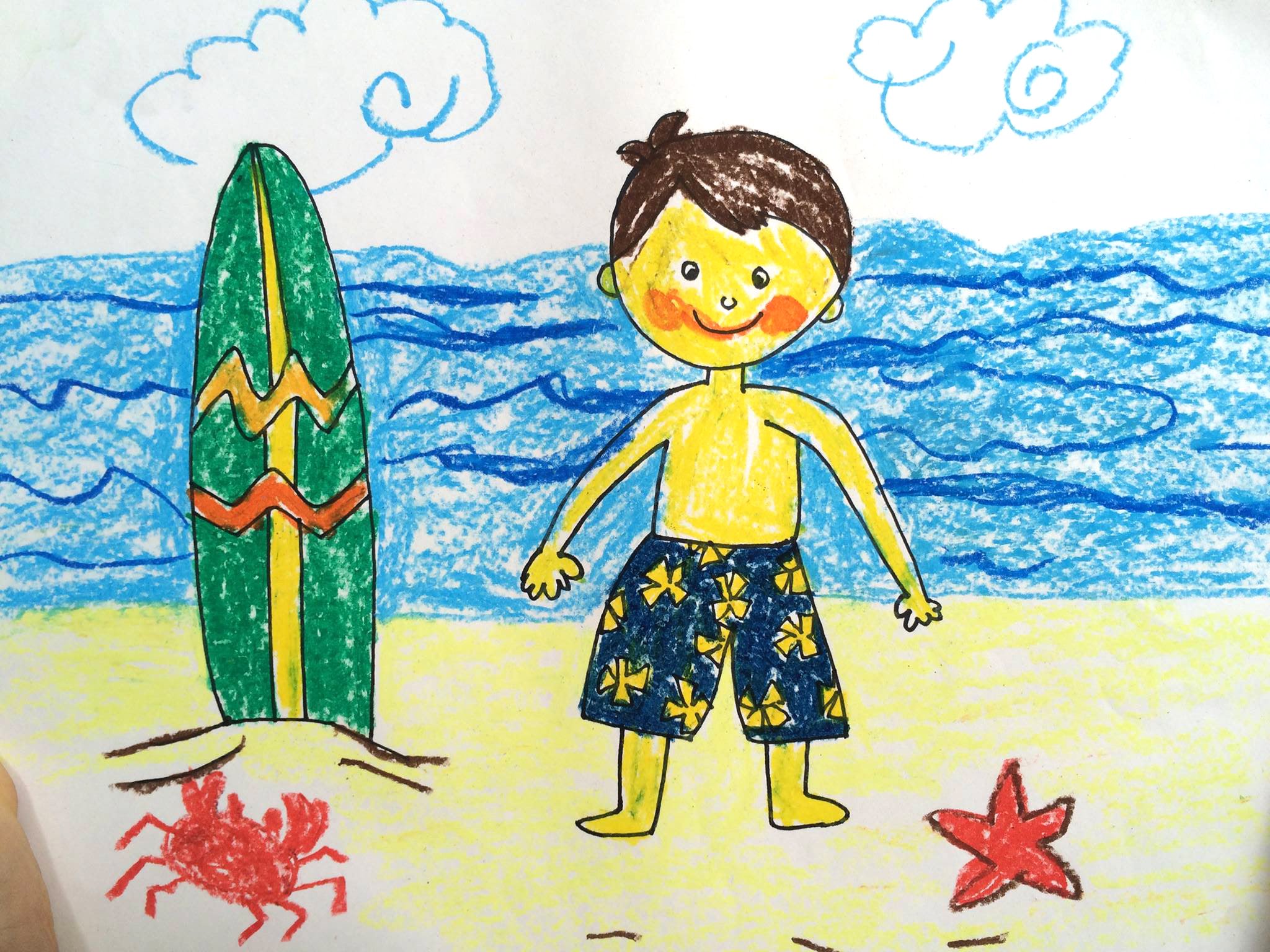 2048x1536 Painting Summer For Kids How To Draw Tutorial Beach Sunset