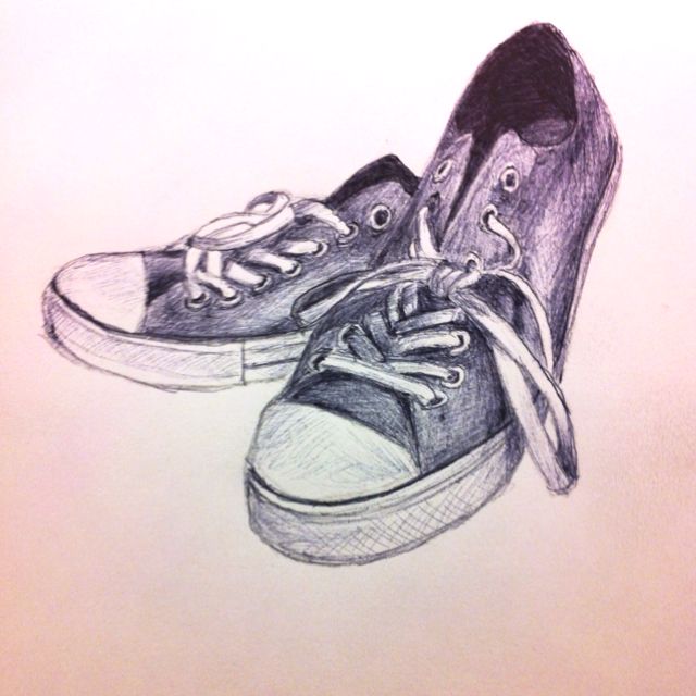 Pair Of Shoes Drawing at GetDrawings | Free download