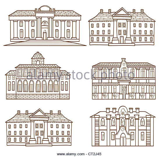 553x540 Architecture Brick Drawing Palace Stock Photos Amp Architecture