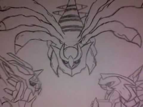 480x360 My Drawing Of Dialga, Palkia, And Giratina