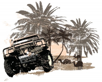 400x323 Palm Tree Drawings