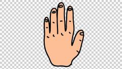 240x136 Ice Cream Line Drawing Animation Transparent Background ~ Video