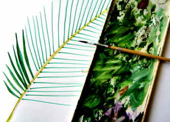 332x239 How To Draw A Coconut Palm Tree