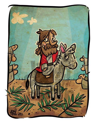 403x521 Palm Sunday Drawing