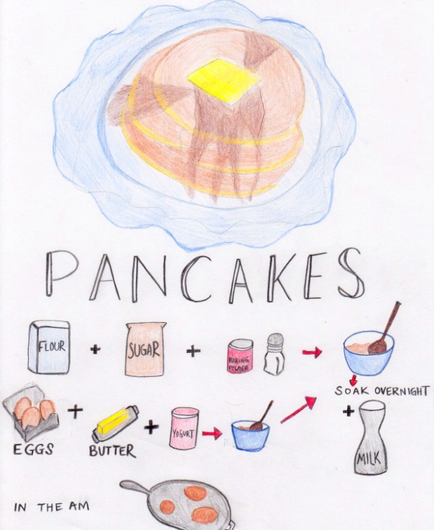 620x757 Tim's Famous Overnight Pancakes