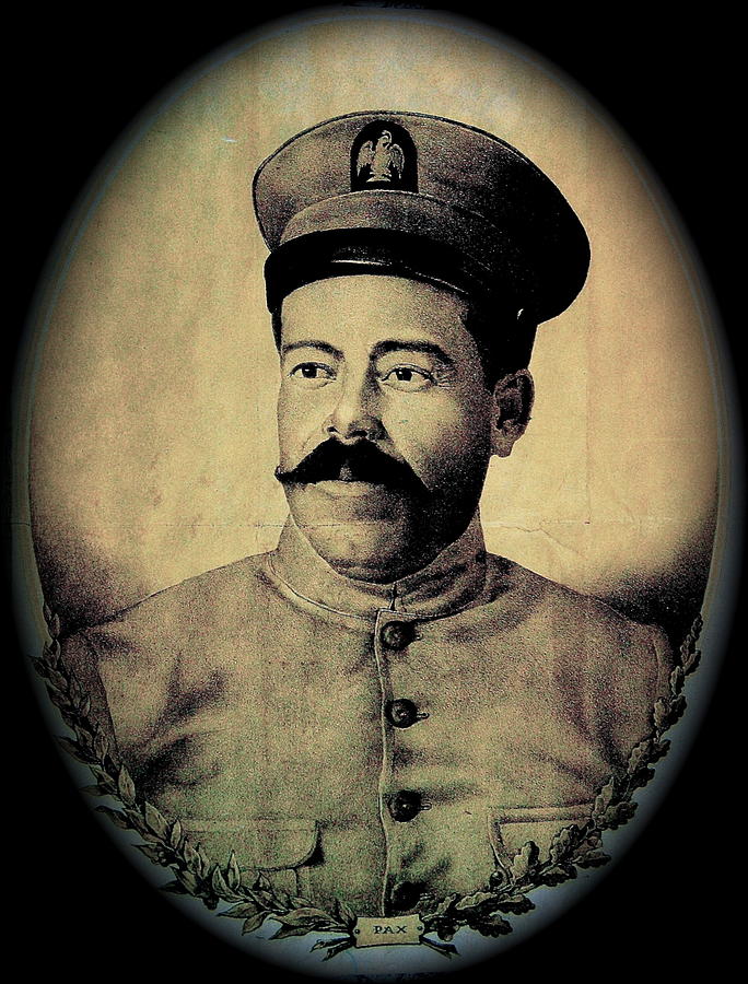 684x900 Villa In Military Uniform Drawing No Date 2013 Photograph By David