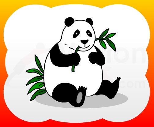 503x415 How2draw4kids How To Draw Panda Bear For Kids