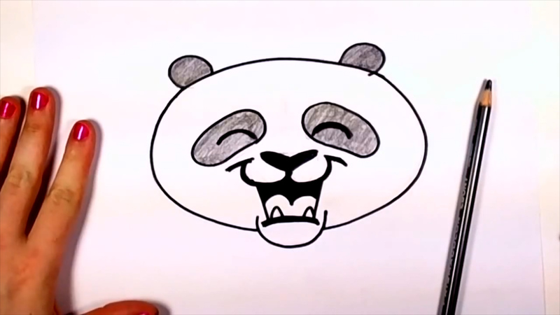 800x450 How To Draw A Cartoon Panda Bear