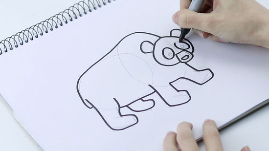 550x309 How To Draw A Panda (With Pictures)