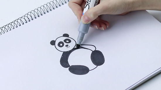 550x309 How To Draw A Panda (With Pictures)
