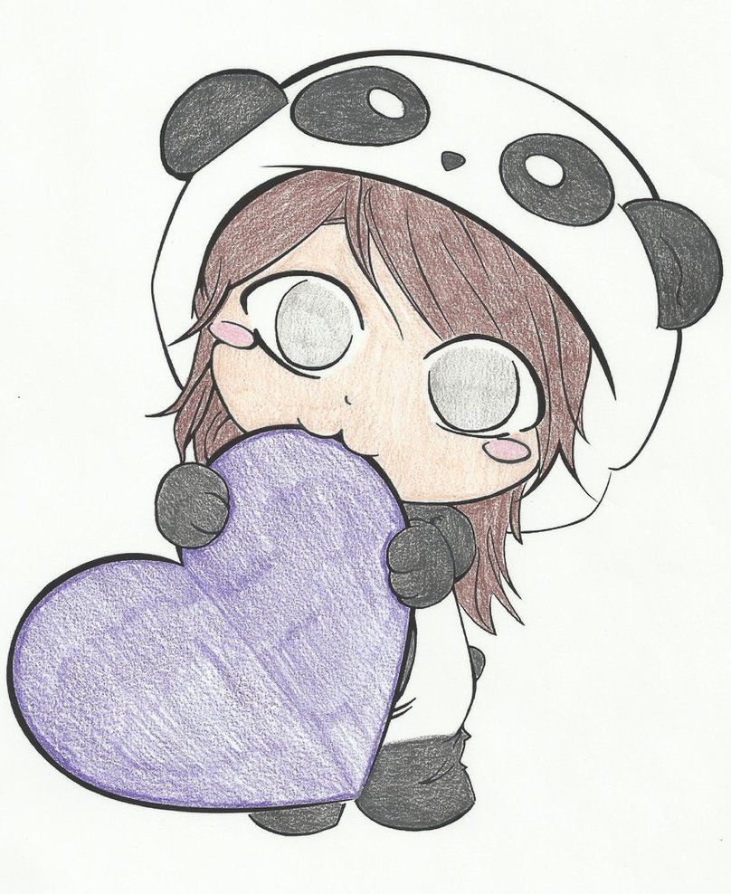 808x988 To Start Us Off, We Have Kawaii Picture Of Panda Girl Eating