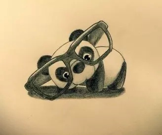 328x274 Girls, Creative, Panda, Draw, Cute