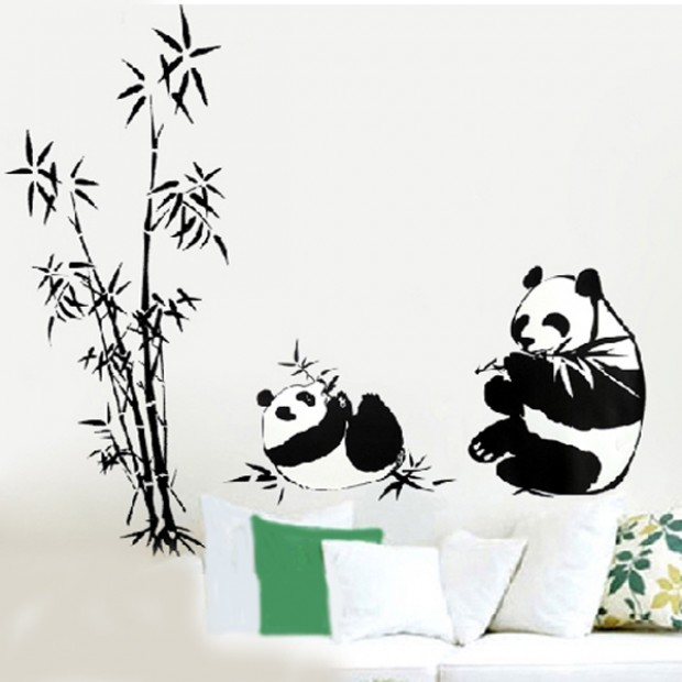Panda Eating Bamboo Drawing at GetDrawings | Free download