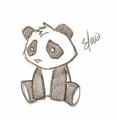 236x242 Cute Panda Drawings In Pencil