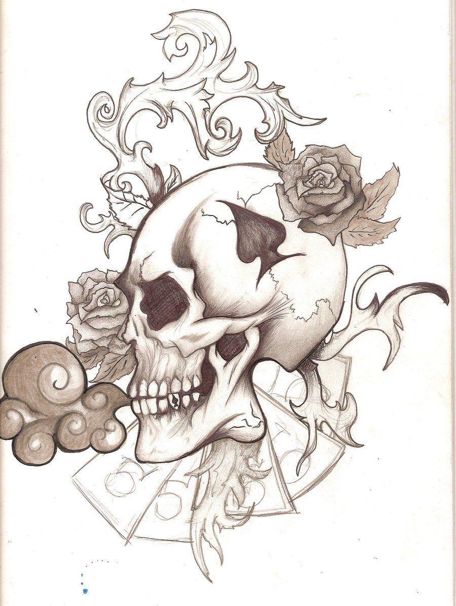 900x1197 Image Detail For Skull Tattoo By Panda Odono Traditional Art